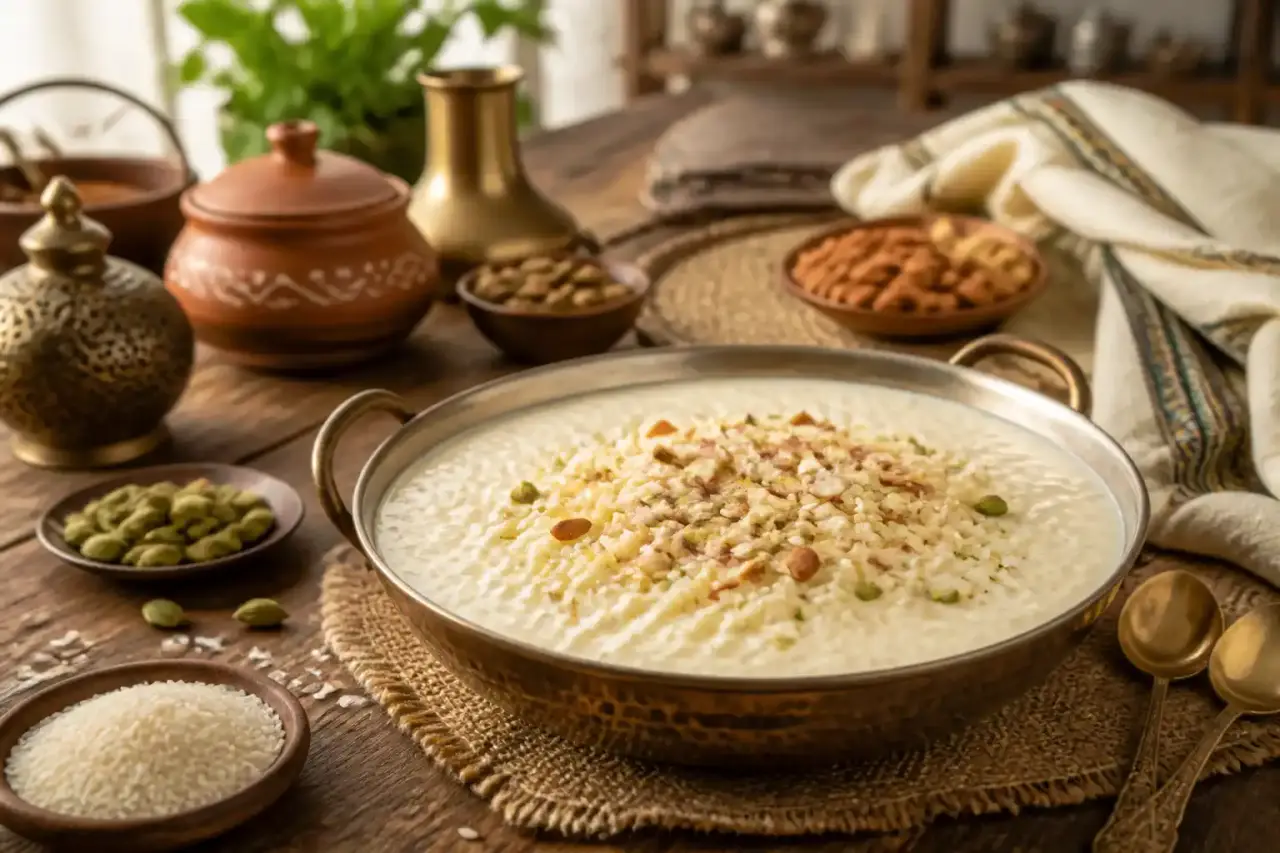 Kheer crémeux : riz, cardamome et cuisson douce pour réussir ce dessert d’Asie du Sud