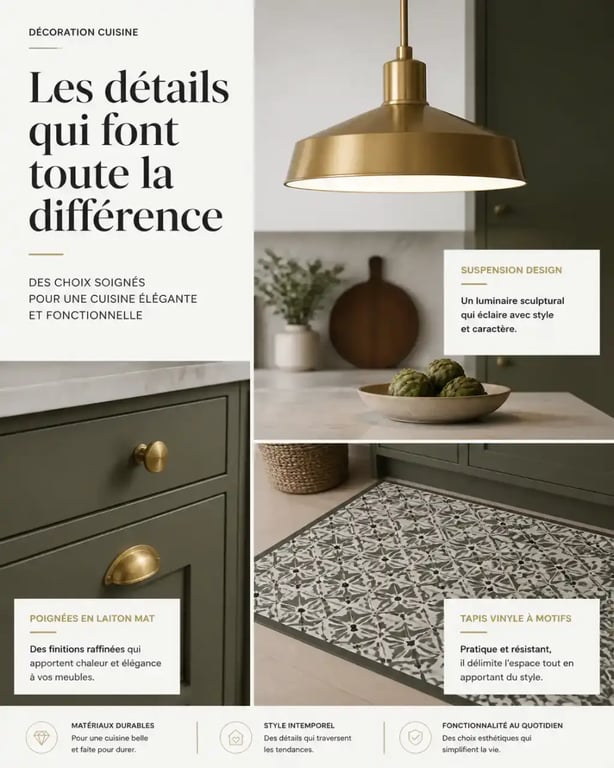 Détails et accessoires pour une déco cuisine moderne