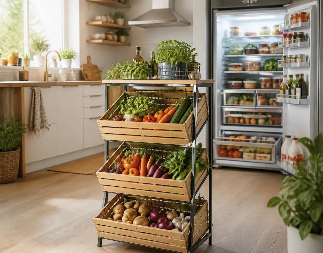 Frigo saturé, cuisine plus claire : le légumier cuisine qui simplifie la conservation
