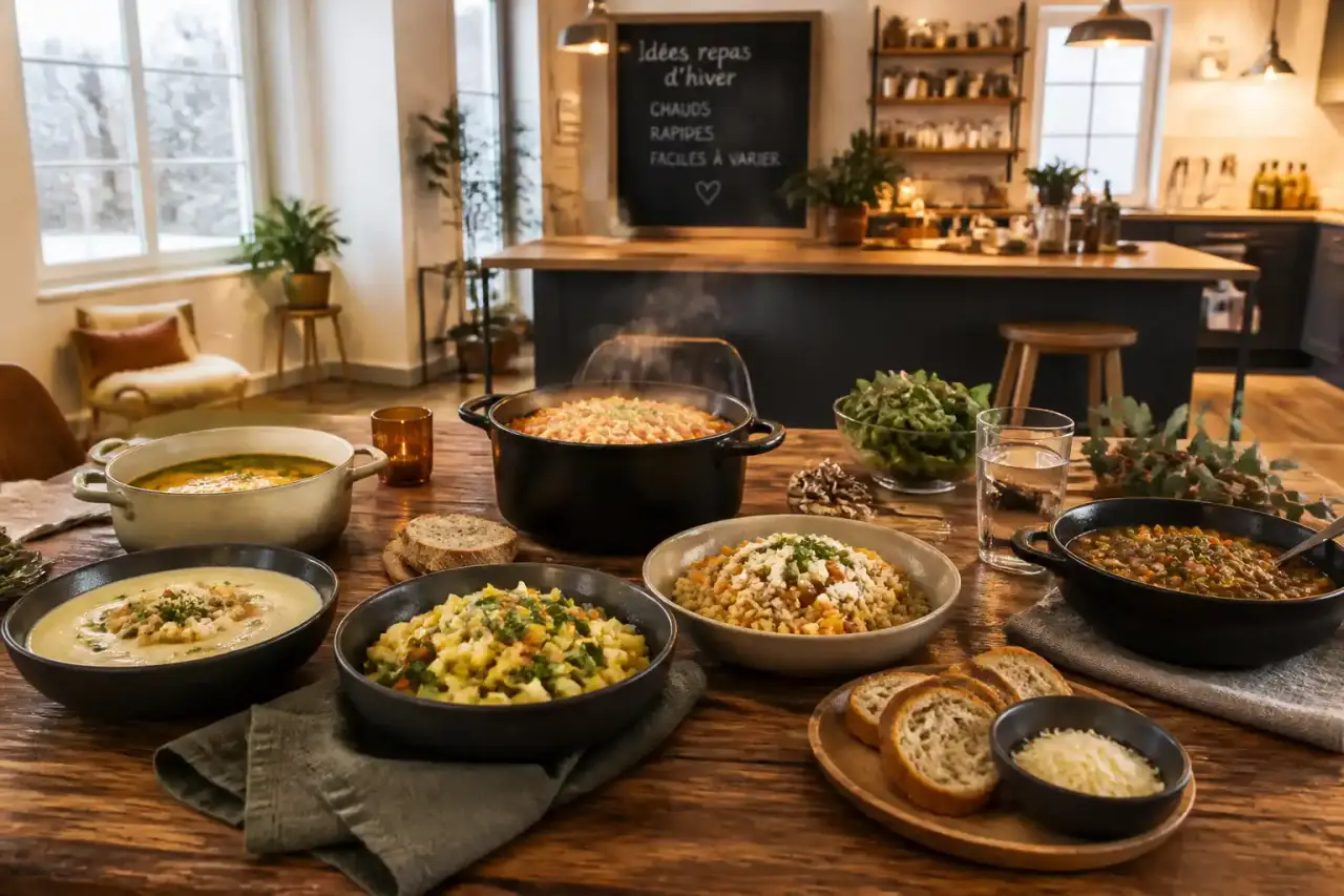 Idées repas d’hiver : des plats chauds, rapides et faciles à varier