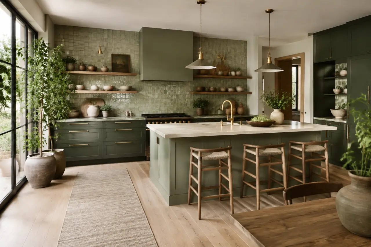 Cuisine verte : quelles nuances, quelles associations et quel style choisir ?